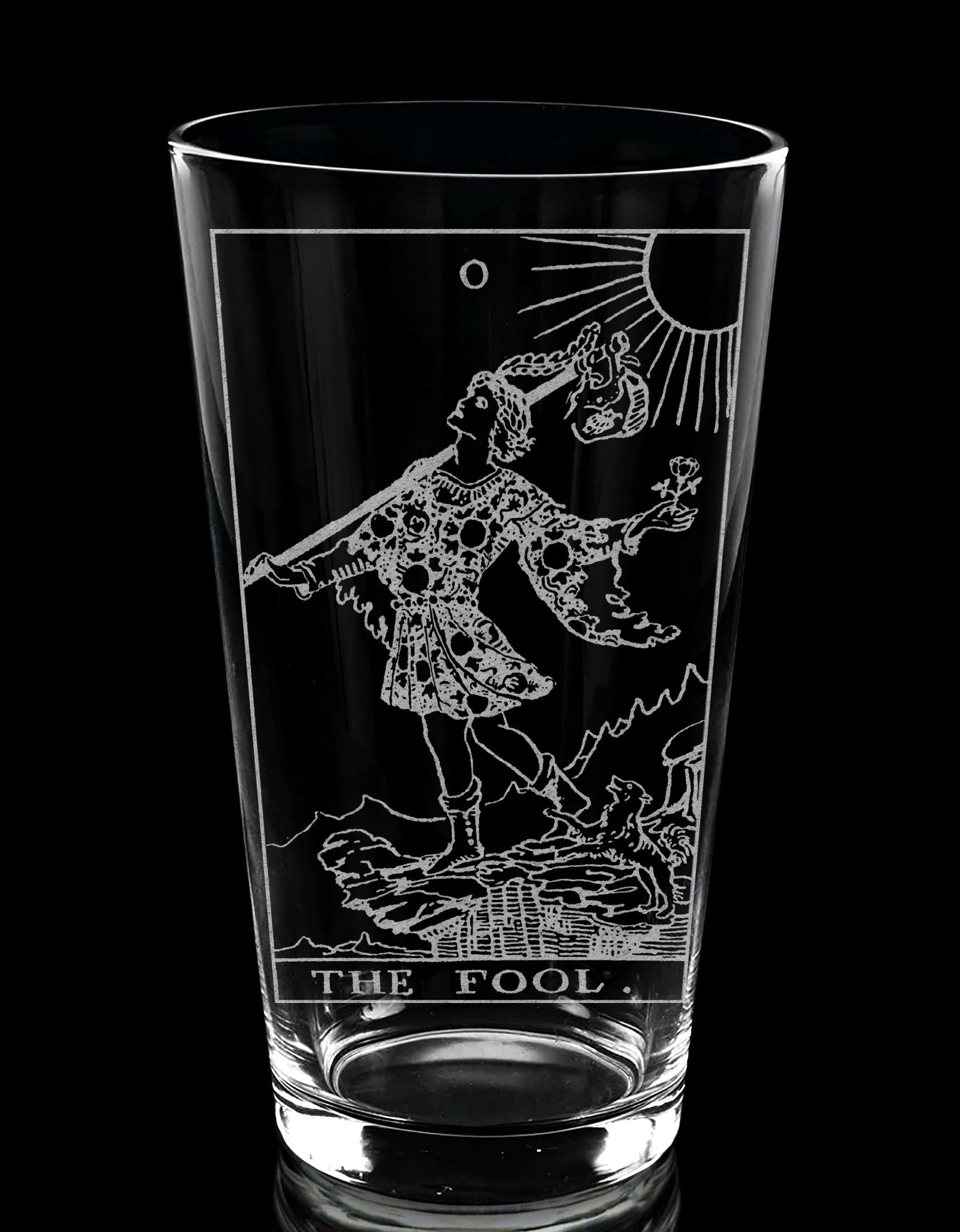 RIDER-WAITE TAROT CARD Pint Glasses by LumEngrave