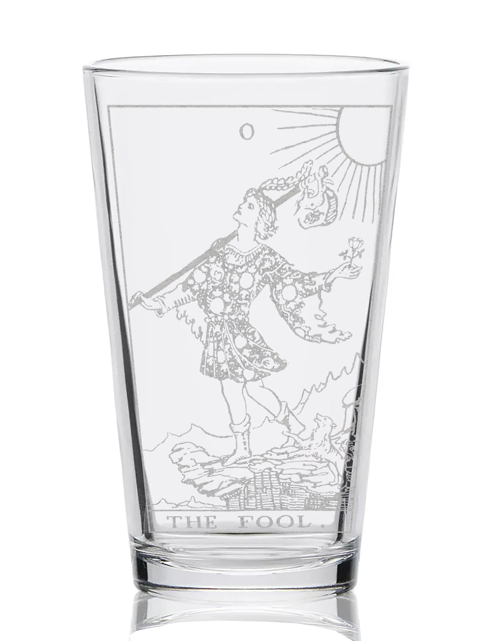 RIDER-WAITE TAROT CARD Pint Glasses by LumEngrave