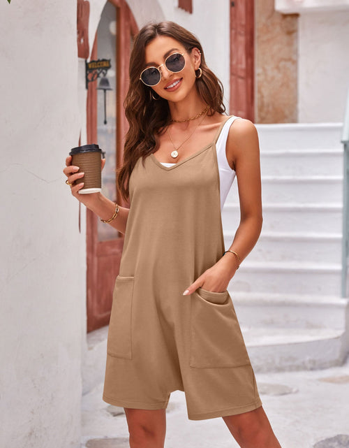 Load image into Gallery viewer, Lovelet Spaghetti Strap Romper with Pockets
