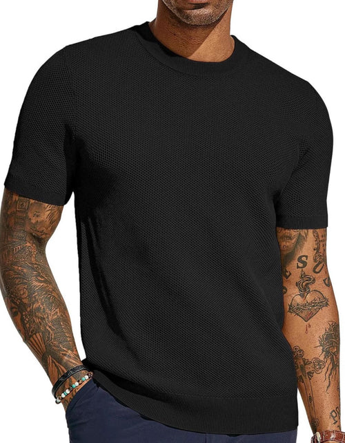 Load image into Gallery viewer, Men's Full Size Round Neck Short Sleeve T-Shirt Plus Size
