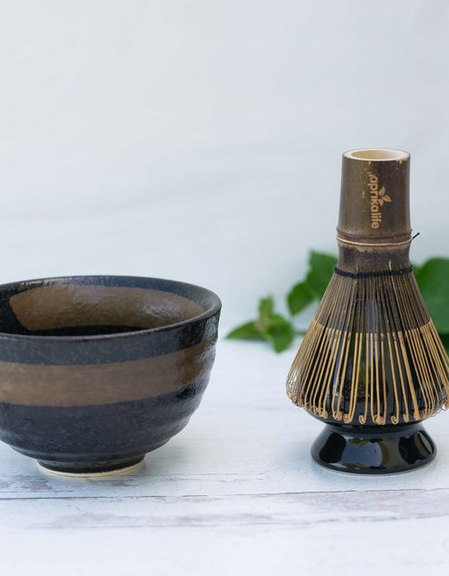 Load image into Gallery viewer, Dark Brown Matcha Set by Aprika Life
