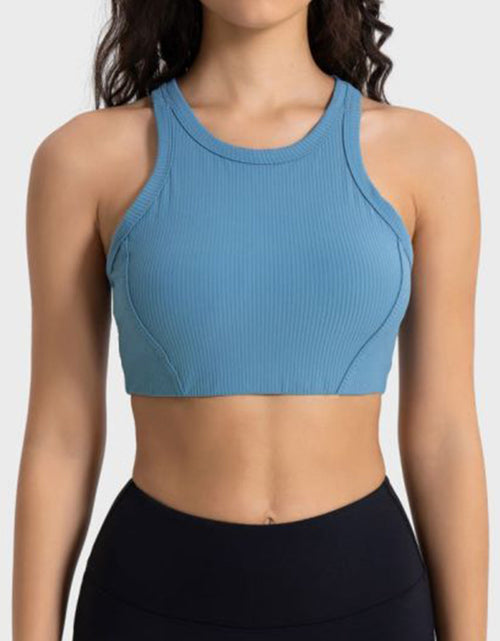 Load image into Gallery viewer, Millennia Wide Strap Cropped Sport Tank
