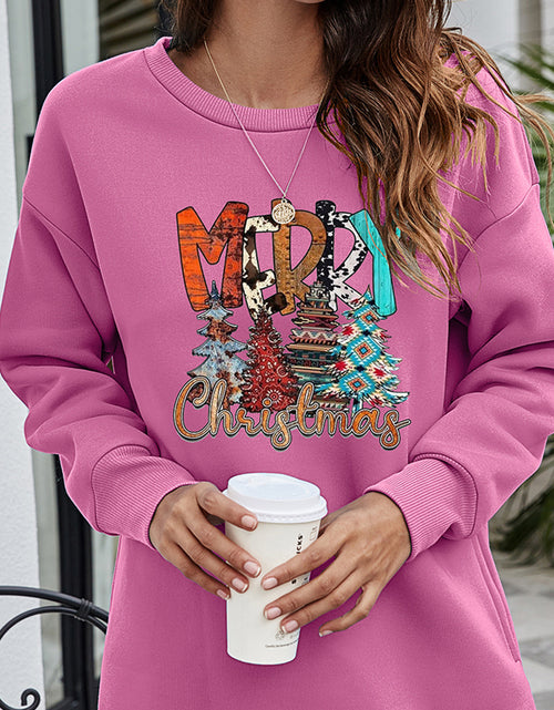 Load image into Gallery viewer, MERRY CHRISTMAS Graphic Sweatshirt

