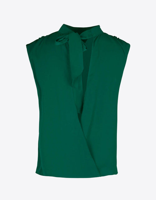 Load image into Gallery viewer, Perfee Tied Mock Neck Blouse
