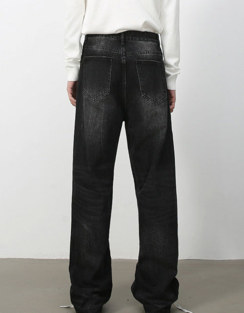 Load image into Gallery viewer, Men's Loose Fit Jeans with Pockets
