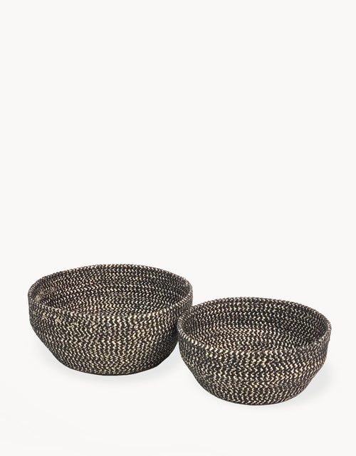 Load image into Gallery viewer, Glitter Bowl - Black (Set of 2) by KORISSA
