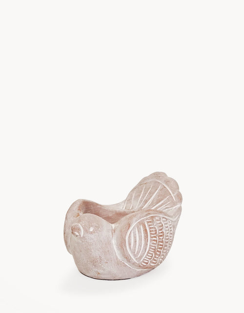 Load image into Gallery viewer, Terracotta Tea Light Candle Holder - Bird by KORISSA
