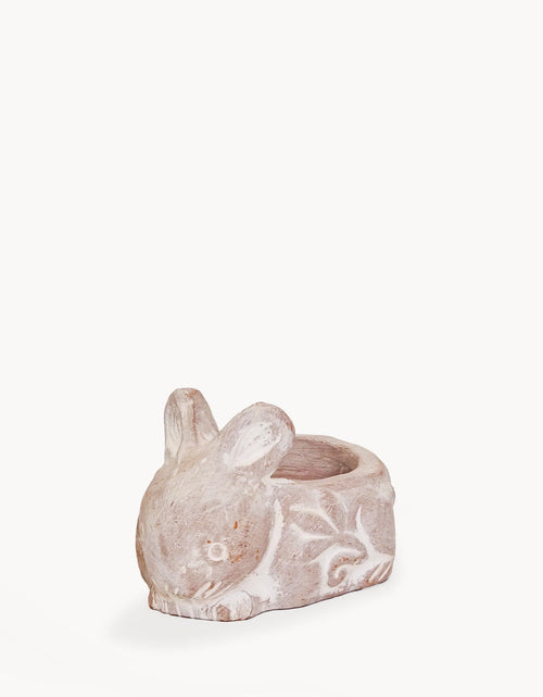 Load image into Gallery viewer, Terracotta Tea Light Candle Holder - Rabbit by KORISSA
