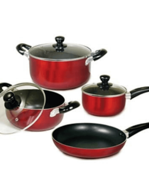 Load image into Gallery viewer, Better Chef 7-Piece Aluminum Non-Stick Cookware Set with Bakelite Handles by Jupiter Gear Home
