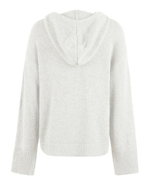 Load image into Gallery viewer, Drawstring Button Up Hooded Cardigan
