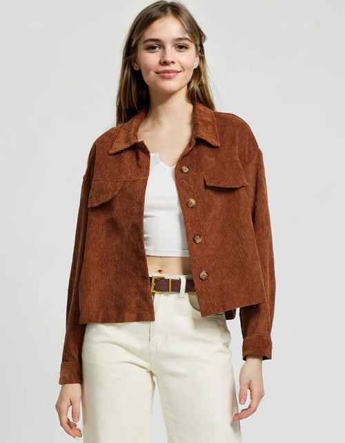 Load image into Gallery viewer, Button Up Long Sleeve Jacket
