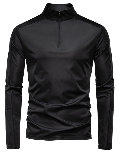 Load image into Gallery viewer, Men's Sun Protection Long Sleeve Half-Zip T-Shirt
