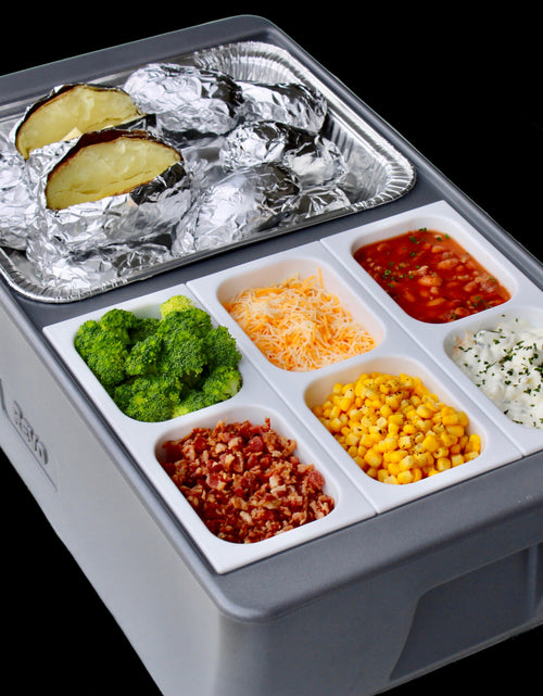 Load image into Gallery viewer, REVO Dubler HEAT | Flameless Chafer and Cooler | Greige Mist by REVO COOLERS, LLC
