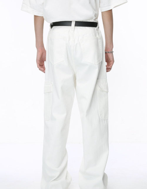 Load image into Gallery viewer, Wide Leg Jeans with Pockets
