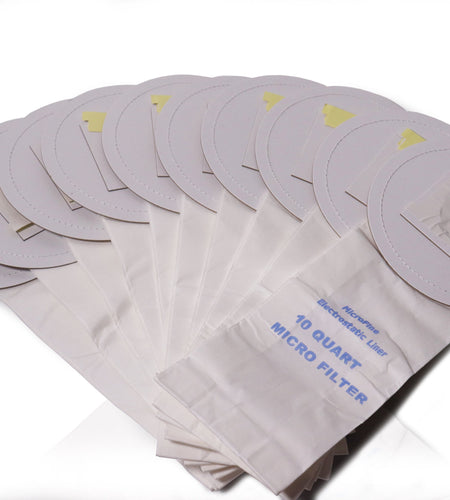 10 pack of bags for Prolux 10qt Backpack Vacuum by Prolux Cleaners