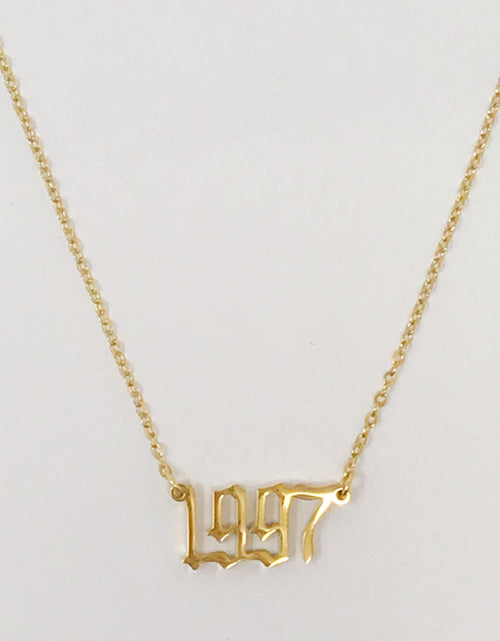 Load image into Gallery viewer, Birth Year Necklace by Ellisonyoung.com
