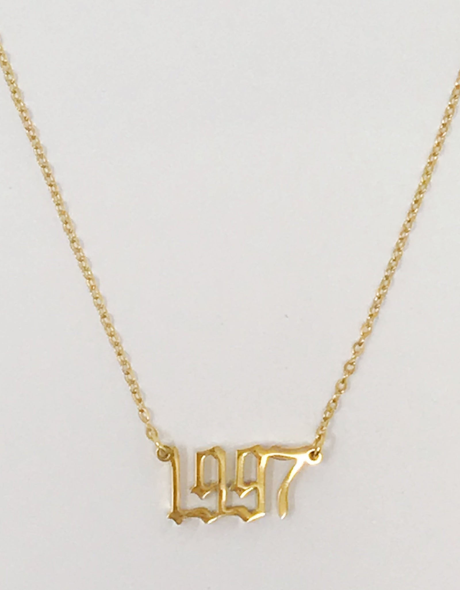 Birth Year Necklace by Ellisonyoung.com