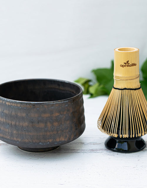 Load image into Gallery viewer, Kaneni Gold Crystal Matcha Set by Aprika Life
