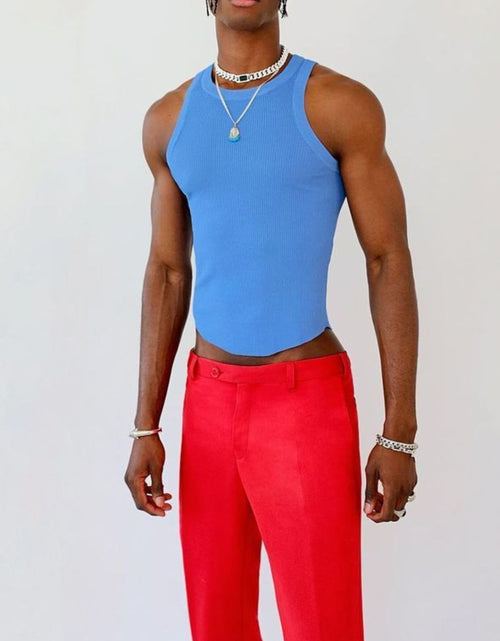 Load image into Gallery viewer, Men's Full Size Round Neck Tank Plus Size

