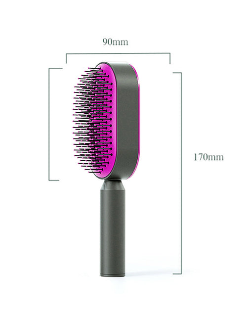 Load image into Gallery viewer, Self-Cleaning Hair Brush by BimeBeauty
