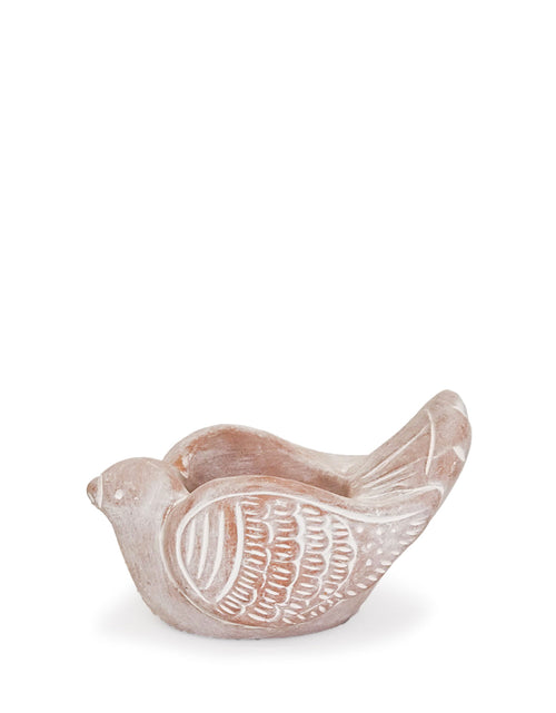 Load image into Gallery viewer, Terracotta Tea Light Candle Holder - Bird by KORISSA
