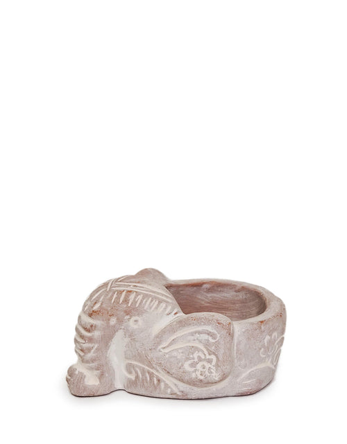 Load image into Gallery viewer, Terracotta Tea Light Candle Holder - Elephant by KORISSA
