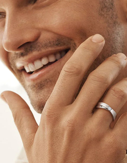 Load image into Gallery viewer, 0.20 Carats VVS1 Moissanite Diamond Ring by Bling Proud | Urban Jewelry Online Store
