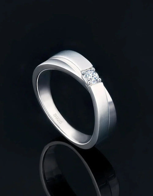 Load image into Gallery viewer, 0.20 Carats VVS1 Moissanite Diamond Ring by Bling Proud | Urban Jewelry Online Store
