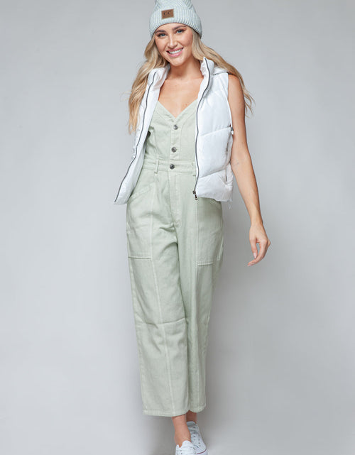 Load image into Gallery viewer, Snobbish Zip Up Quilted Hooded Vest

