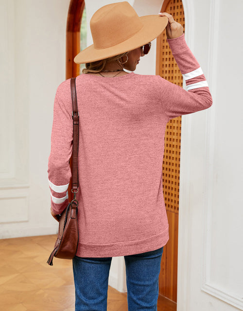 Load image into Gallery viewer, V-Neck Long Sleeve T-Shirt
