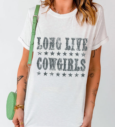 Letter Graphic Round Neck Short Sleeve T-Shirt