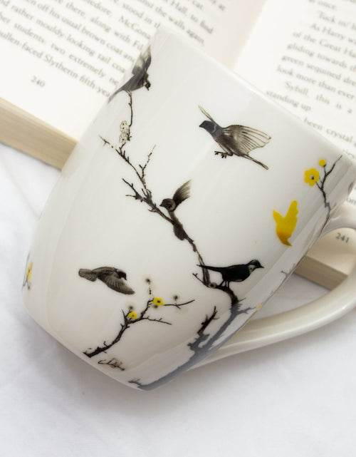 Load image into Gallery viewer, Set Of Four April Flock Series Ceramic Mugs by Izhar Studio- CA

