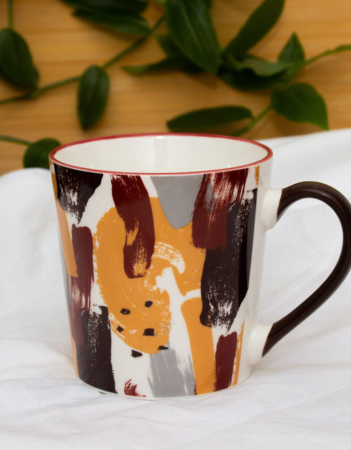Load image into Gallery viewer, Set Of Four Artwork Palette Series Ceramic Mugs by Izhar Studio- CA
