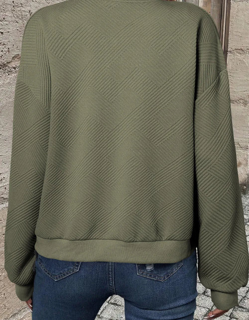 Load image into Gallery viewer, Textured Zip Up Baseball Collar Jacket
