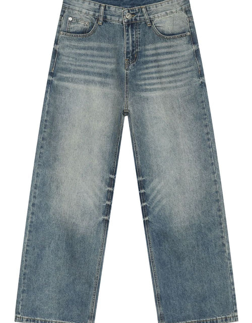 Load image into Gallery viewer, Men's Wide Leg Jeans with Pockets
