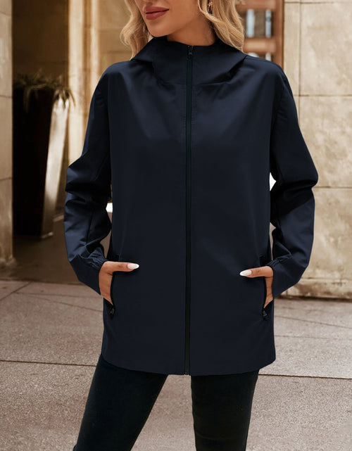 Load image into Gallery viewer, Ivy Lane Pocketed Zip Up Hooded Jacket
