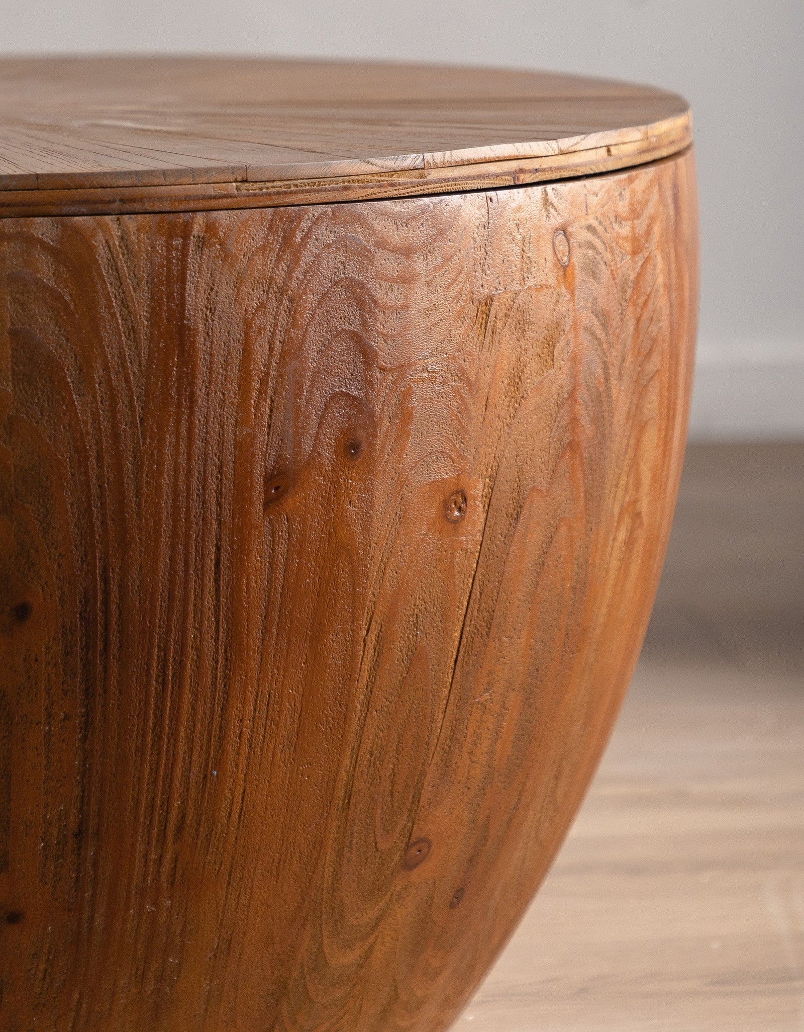 Vintage Style Bucket Shaped Coffee Table by Blak Hom