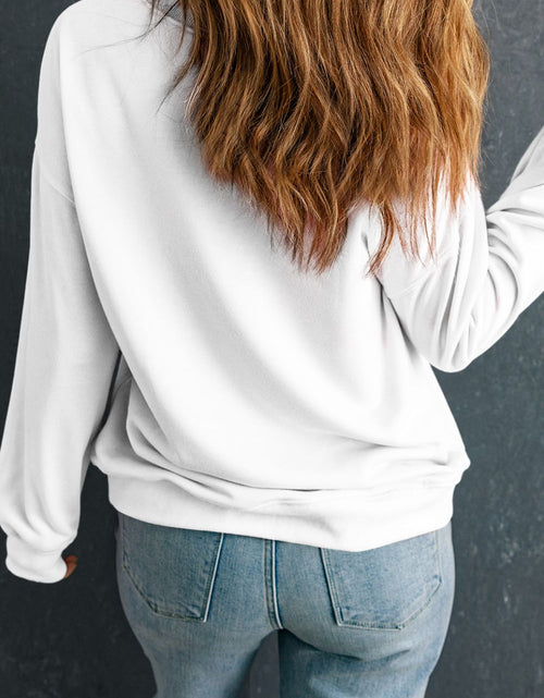 Load image into Gallery viewer, Bow Round Neck Long Sleeve Sweatshirt
