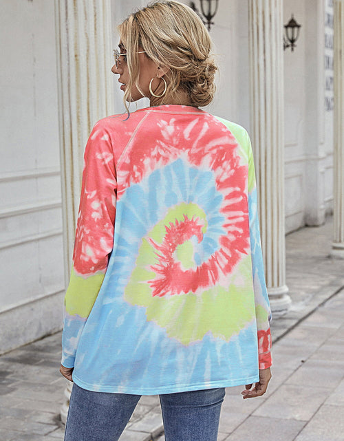 Load image into Gallery viewer, Ivy Lane Printed Round Neck Raglan Sleeve Tee
