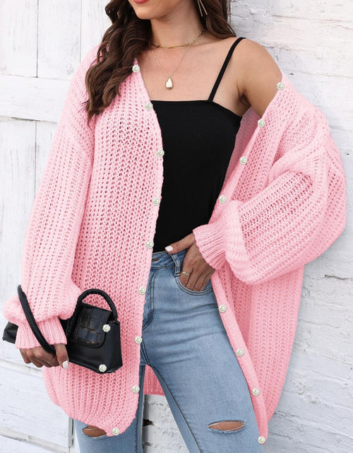 Load image into Gallery viewer, Open Front Long Sleeve Cardigan
