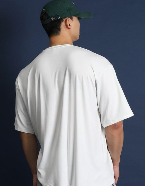 Load image into Gallery viewer, Men's Plus Size Round Neck Half Sleeve T-Shirt
