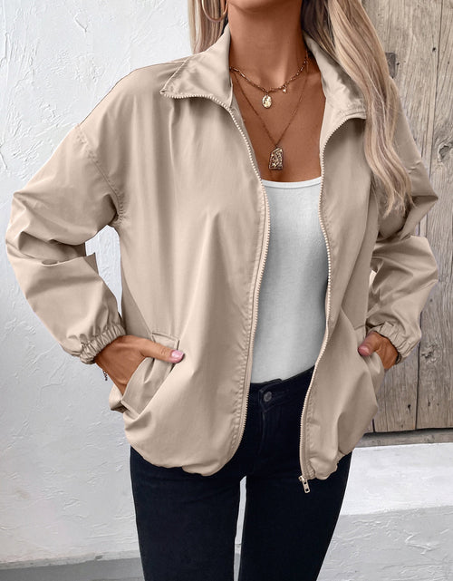 Load image into Gallery viewer, Ivy Lane Pocketed Zip Up Long Sleeve Jacket
