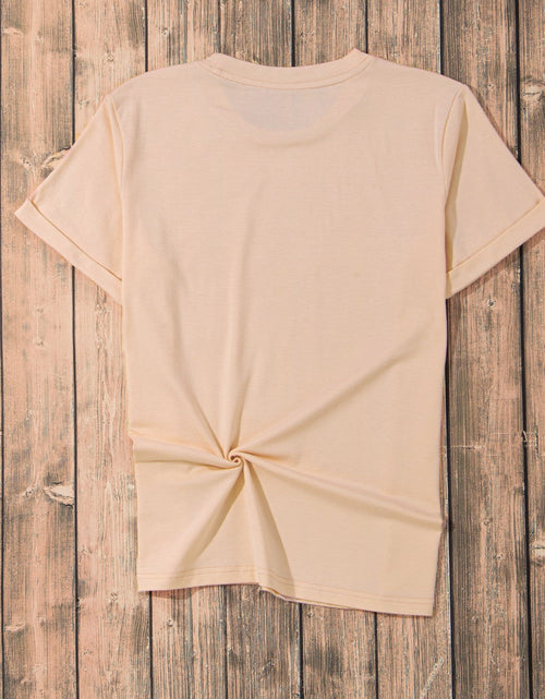 Load image into Gallery viewer, Pumpkin Round Neck Short Sleeve T-Shirt
