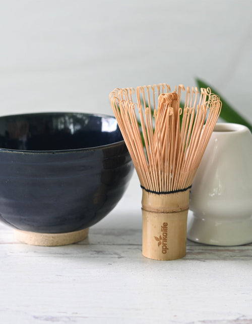 Load image into Gallery viewer, Dark Navy Blue Matcha Set by Aprika Life
