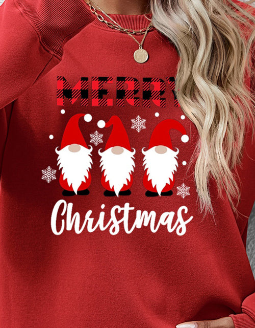 Load image into Gallery viewer, MERRY CHRISTMAS Long Sleeve Sweatshirt
