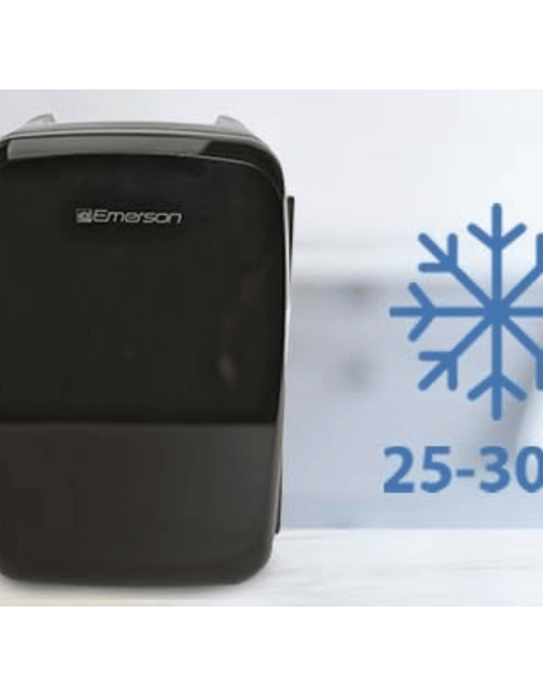 Load image into Gallery viewer, Emerson Portable Mini Fridge Cooler Quiet w Secure Latch and Holds up to 6 Cans by Jupiter Gear Home
