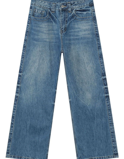 Load image into Gallery viewer, Men's Mid Rise Loose Fit Jeans
