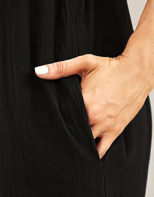 Load image into Gallery viewer, Heart Square Neck Wide Strap Overalls

