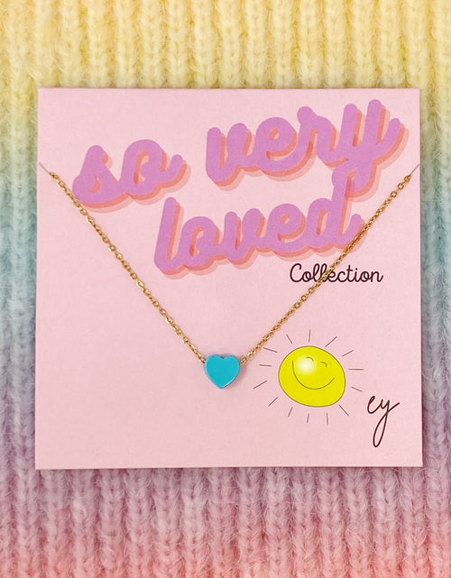 Load image into Gallery viewer, So Very Loved Heart Necklace by Ellisonyoung.com
