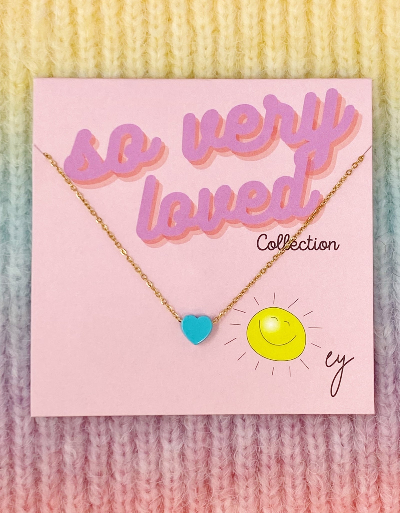So Very Loved Heart Necklace by Ellisonyoung.com